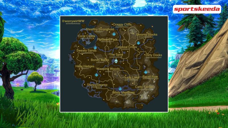 Fortnite Season 6 map recreated in 'Breath of the Wild' style, and