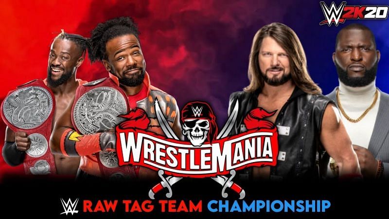 Raw टैग टीम चैंपियनशिप मैच