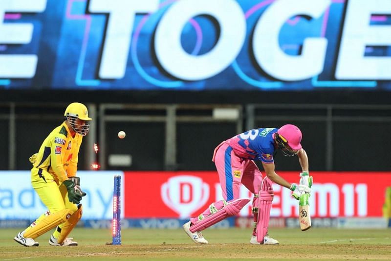 The Rajasthan Royals had a batting collapse after Jos Buttler&#039;s dismissal [P/C: iplt20.com]