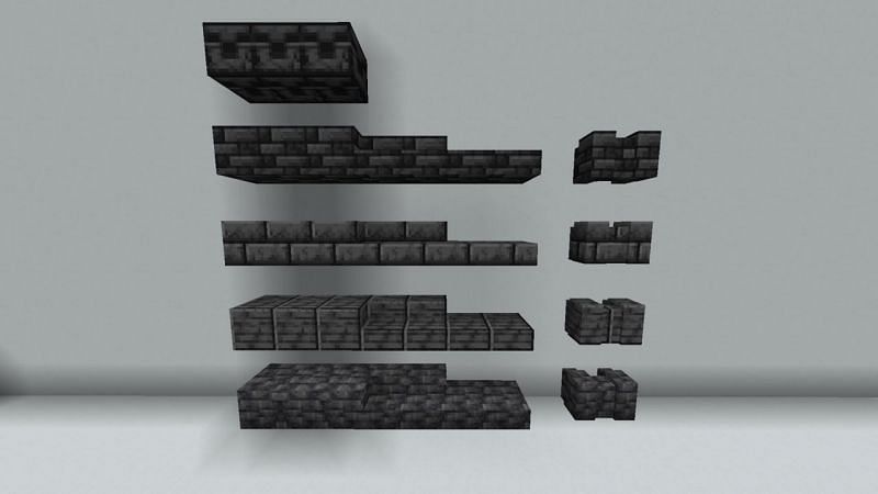Different variants of Deepslates (Image via Minecraft Wiki)