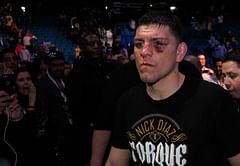 Watch: Nick Diaz got a huge cheer from the UFC 261 crowd