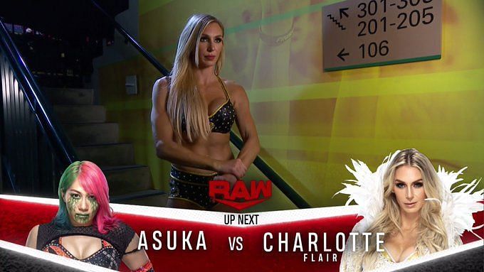 Charlotte Flair backstage on RAW