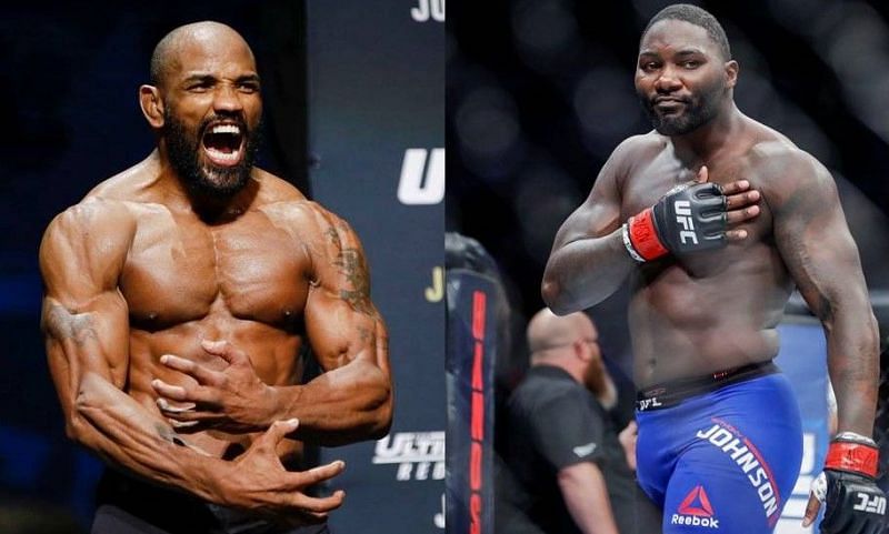 Yoel Romero (left); Anthony Johnson (right)