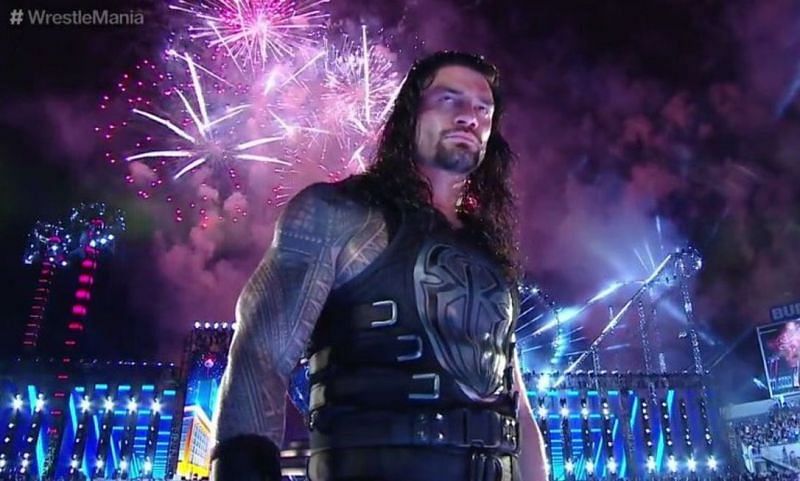 Roman Reigns at WrestleMania 33.