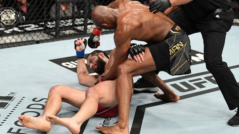 Kamru Usman defeated Jorge Masvidal at UFC 261