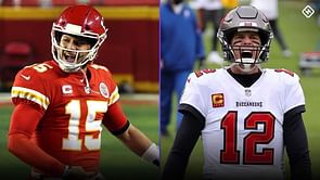 Patrick Mahomes and Tom Brady engage in banter on Twitter