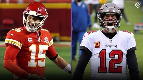 Patrick Mahomes and Tom Brady