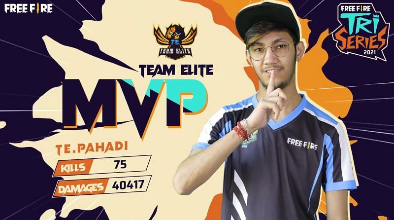 Pahadi was the MVP of Free Fire Tri-Series 2021