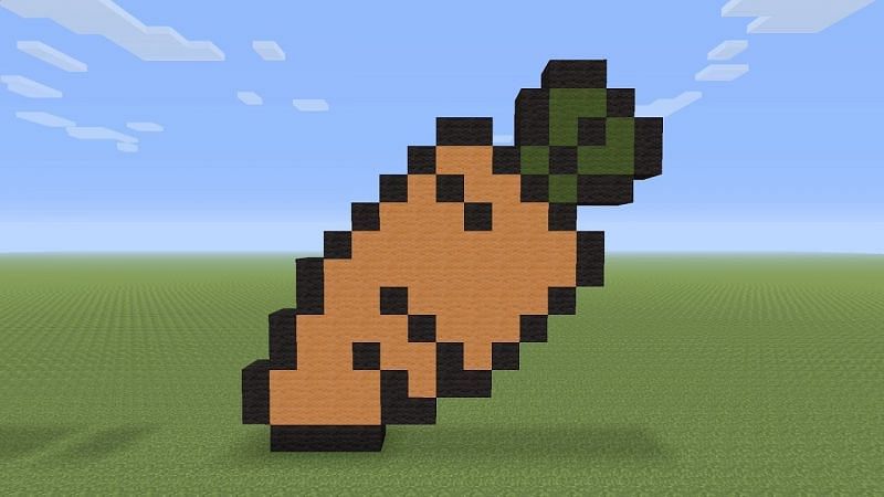 Carrots are a great food for players and can commonly be found on village farms (Image via Pinterest)