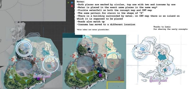 Predicted map of Inazuma (image via lumie_lumie)