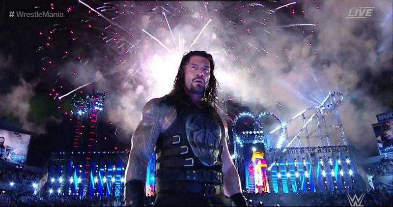 Roman Reigns after the WrestleMania 33 main event.