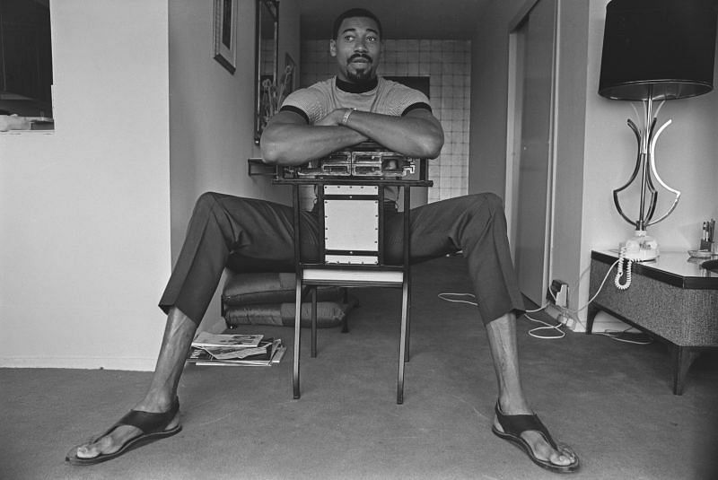 Wilt Chamberlain was a larger than life figure who joined the Lakers in 1968.