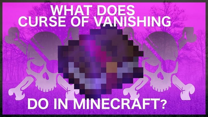 Curse of Vanishing forces an enchanted tool to disappear after the player dies (Image via RajCraft on YouTube)