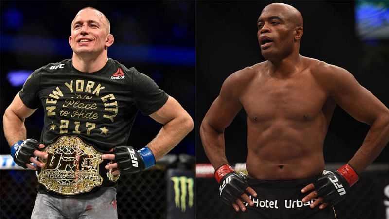 Anderson Silva and Georges St-Pierre never crossed paths in the UFC