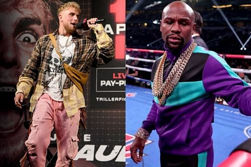 Jake Paul and Floyd Mayweather