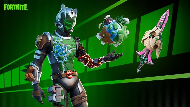 &#039;Eco&#039; Fortnite skin is a tribute to the old Fortnite Chapter 1 map (Image via Epic Games, Fortnite)