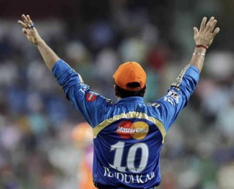 Sachin Tendulkar sports the Orange Cap (Photo: BCCI)