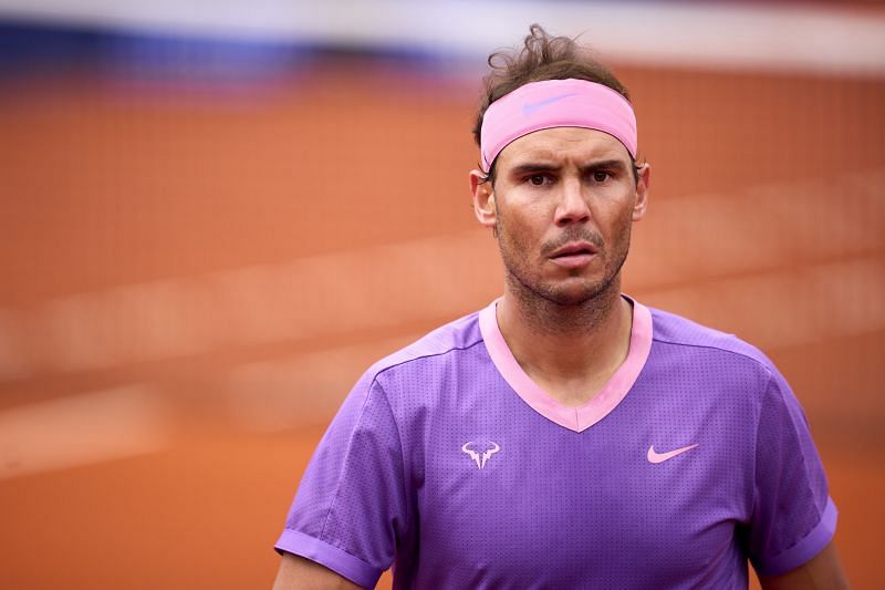 Rafael Nadal at the Barcelona Open 2021