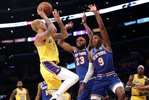 New York Knicks v Los Angeles Lakers