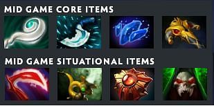 Mid game items for Mars in Dota 2 (Image via Valve)