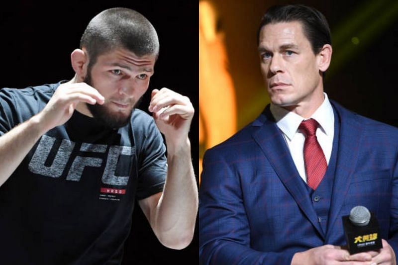 Khabib Nurmagomedov and John Cena