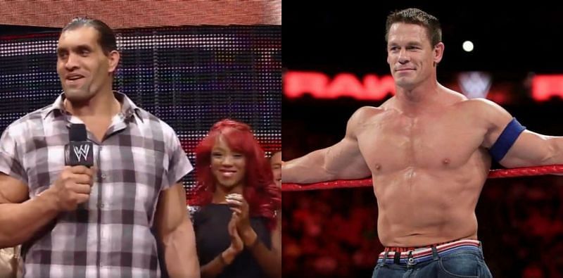 WWE दिग्गज जॉन सीना और द ग्रेट खली