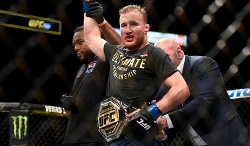 Justin Gaethje is a former interim UFC lightweight champion