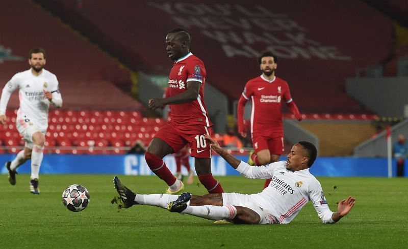 Sadio Mane was lively for Liverpool against Real Madrid