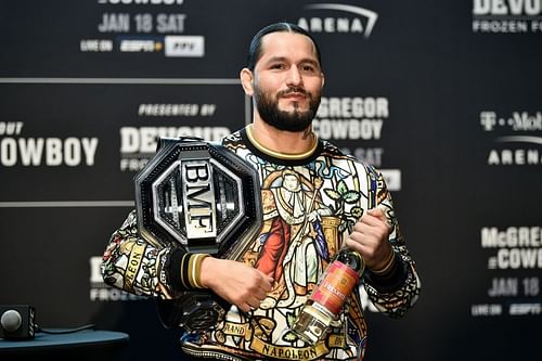 Jorge Masvidal with the BMF title