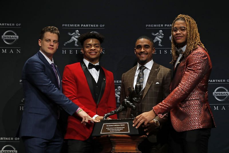 2019 Heisman Trophy Presentation: only one of these players is yet to appear in the NFL...