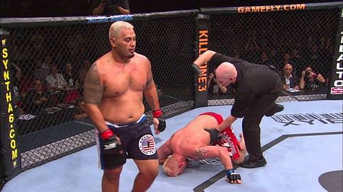 Former UFC star Mark Hunt will forever be linked with the "walk-off" knockout.