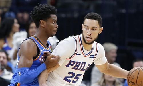 The OKC Thunder and the Philadelphia 76ers will face off on Monday