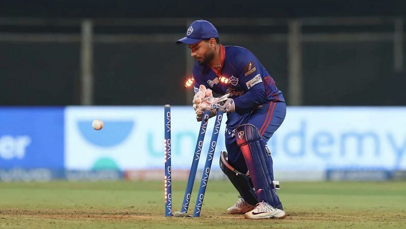 Rishabh Pant misses a run-out opportunity (Photo: BCCI)