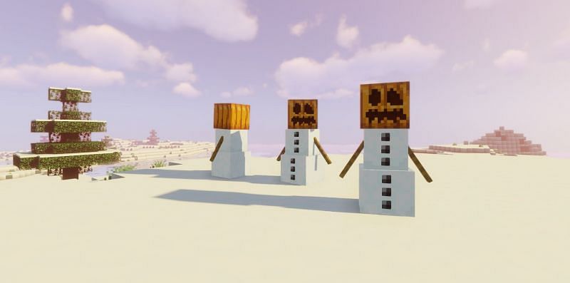 Snow Golems are a utility mob in Minecraft (Image via Minecraft)