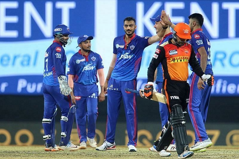 Axar Patel bowled a fantastic Super Over against the Sunrisers Hyderabad (Image Courtesy: IPLT20.com)