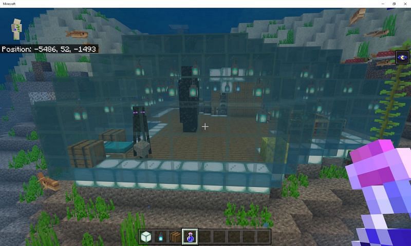 Endermans underwater base Image via Mojang