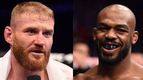 Jan Blachowicz (left); Jon Jones (right)