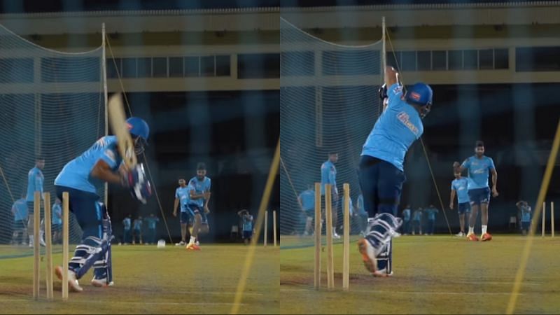 Prithvi Shaw played his shots brilliantly in the nets