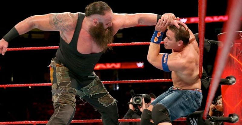 John Cena vs Braun Strowman on Raw 2017