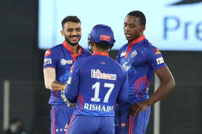Axar Patel got two key wickets for DC at his home ground.
