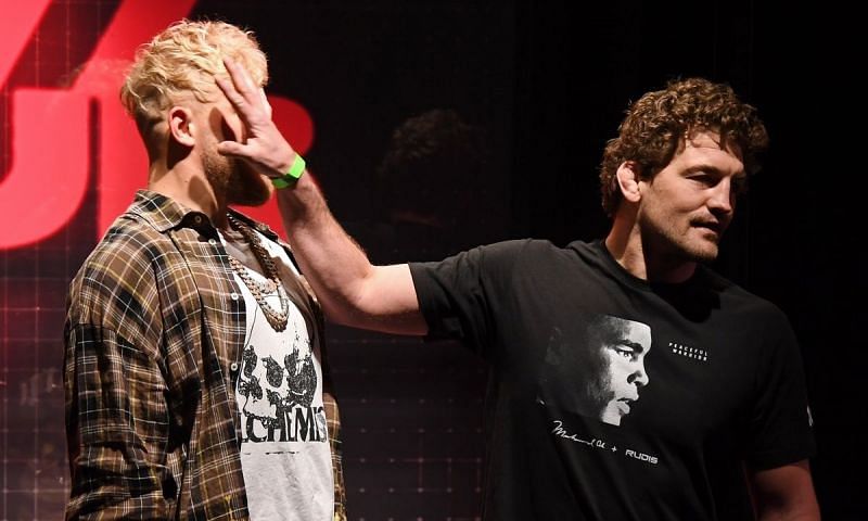 Jake Paul (left); Ben Askren (right)