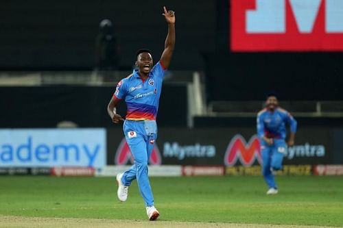 Delhi's Kagiso Rabada won the Purple Cap in IPL 2020 (Image source - Twitter)