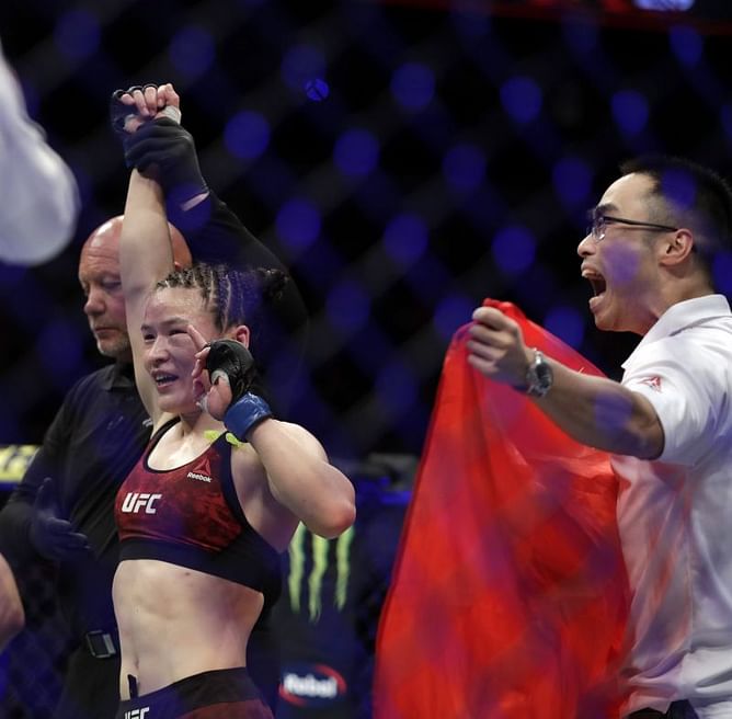 Weili Zhang offers Rose Namajunas an all-expenses-paid trip to China so that she can witness their culture