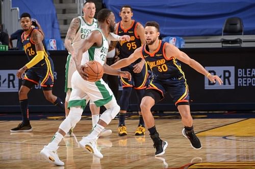 The Boston Celtics and the Golden State Warriors will face off at TD Garden on Saturday