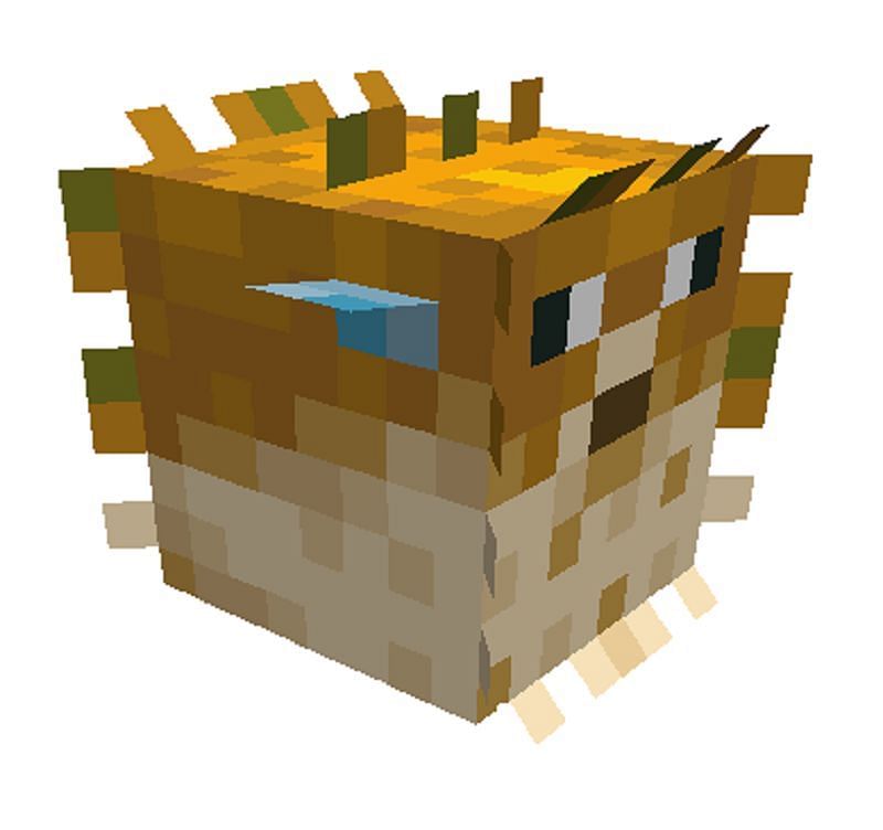 Pufferfish were introduced in Minecraft with the 1.13 update, also known as the Aquatic Update (Image via Mojang Studios)