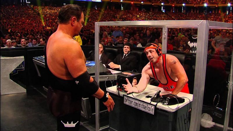 Michael Cole vs. Jerry Lawler - WrestleMania 27