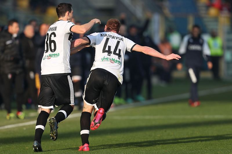 Dejan Kulusevski in action for Juventus