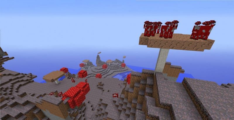 Mushroom island Minecraft (Image via planetminecraft)