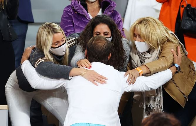 Rafael Nadal claims he was "lucky" to have had certain people by his side, pays special tribute to uncle Toni and his parents