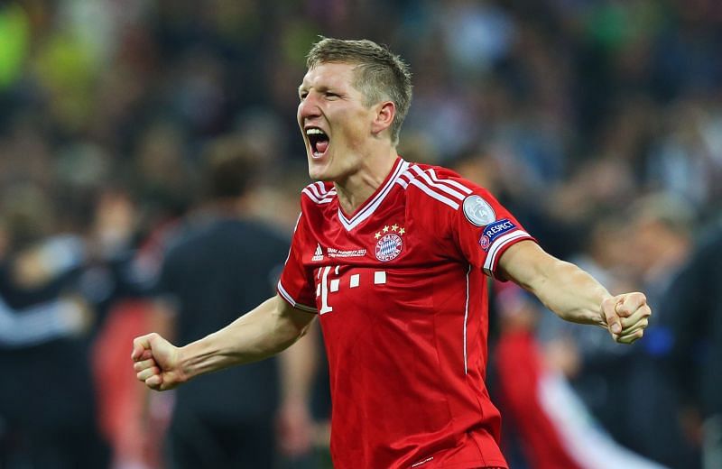 Bastian Schweinsteiger in Bayern Munich colours